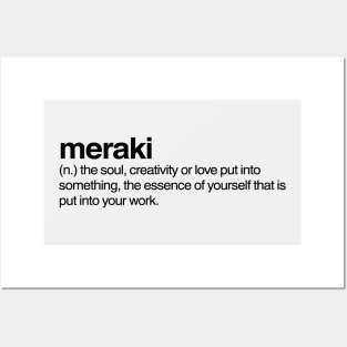 Meraki Posters and Art